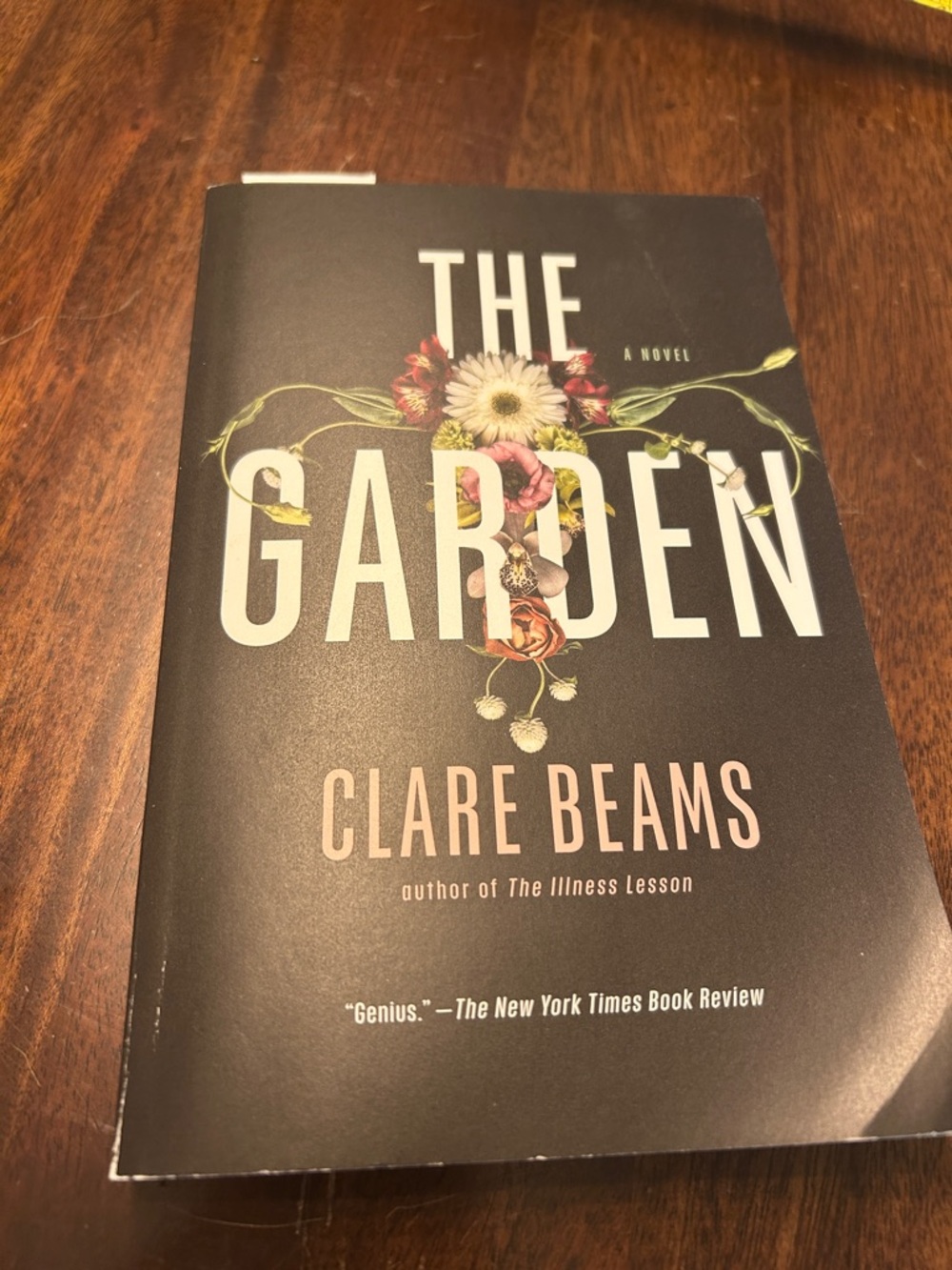 The Garden by Clare Beams – Black Cover with Floral Accent